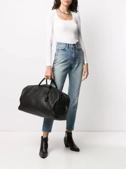 Saint Laurent large top handles bowling bag