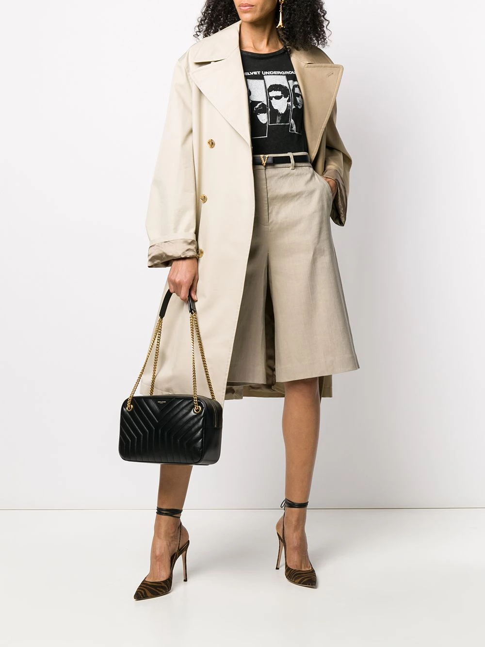 Saint Laurent Joan quilted camera bag