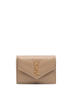 Saint Laurent Monogramme quilted logo wallet