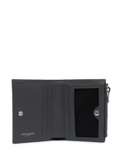 Saint Laurent pebbled Monogram cardholder