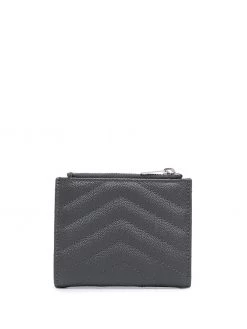 Saint Laurent pebbled Monogram cardholder