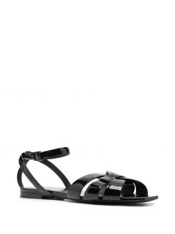 Saint Laurent Tribute patent leather sandals