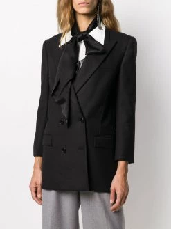 Saint Laurent Monogram lavallière scarf