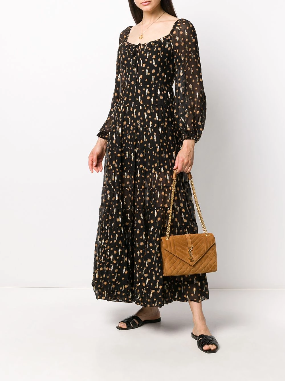 Saint Laurent medium Envelope matelassé shoulder bag