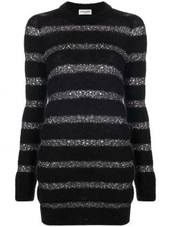 Saint Laurent striped jumper dress