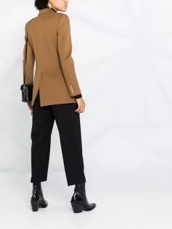 Saint Laurent double-breasted wool and cashmere-blend blazer