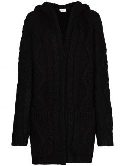 Saint Laurent chunky cable-knit cardigan