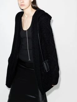 Saint Laurent chunky cable-knit cardigan