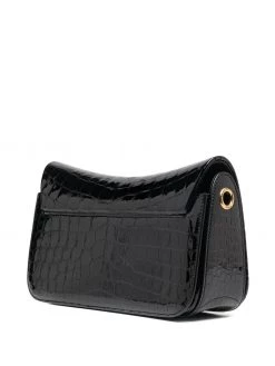 Saint Laurent Elise crocodile-effect shoulder bag