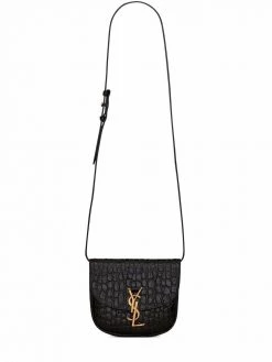 Saint Laurent Kaia crocodile-effect crossbody bag