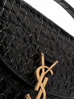 Saint Laurent Kaia crocodile-effect crossbody bag