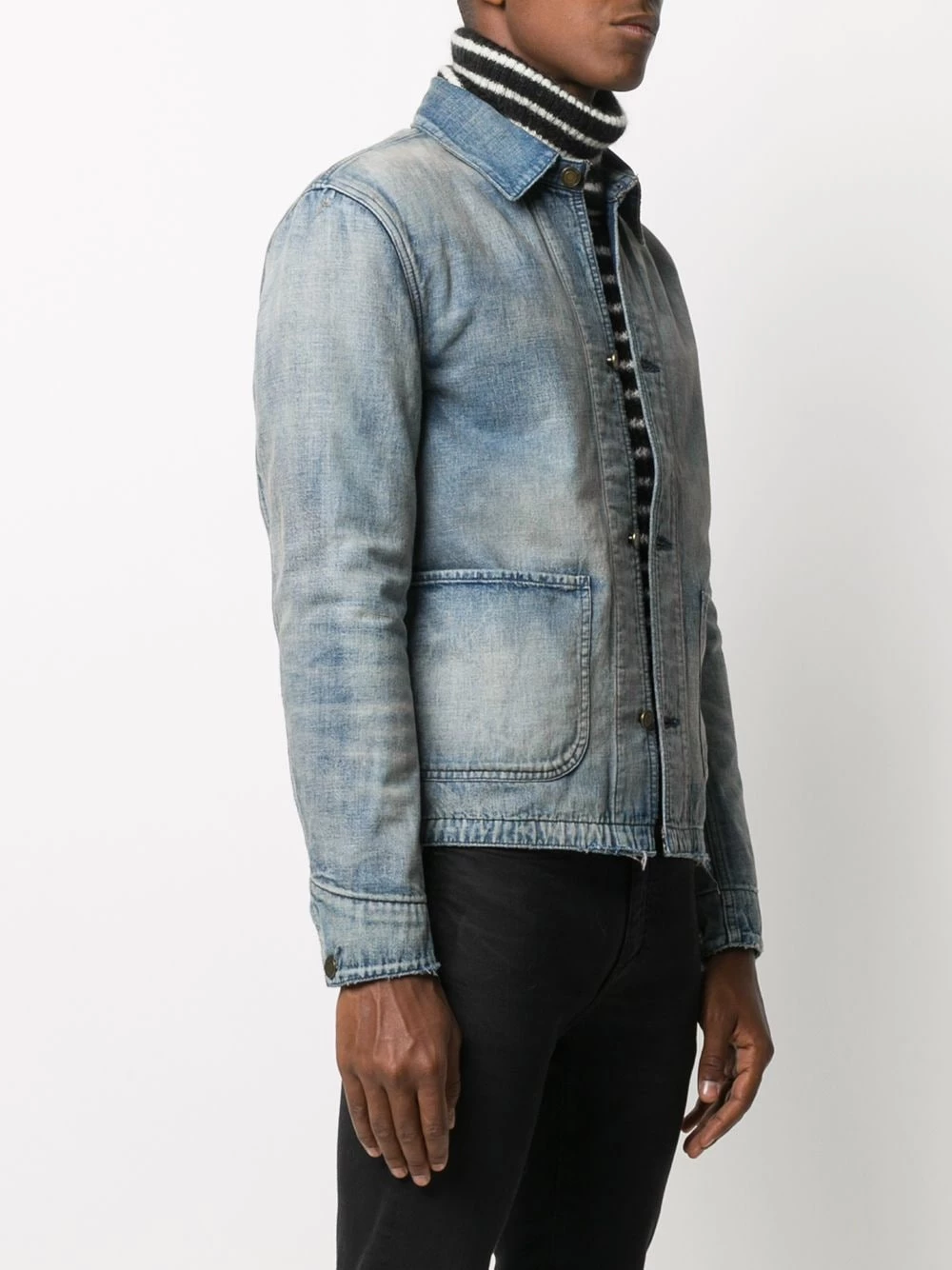 Saint Laurent faded denim jacket