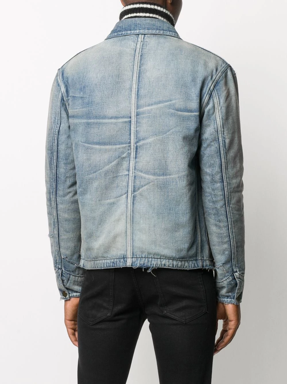 Saint Laurent faded denim jacket