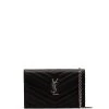 Saint Laurent Envelope matelassé clutch