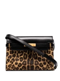 Saint Laurent Manhattan leopard shoulder bag