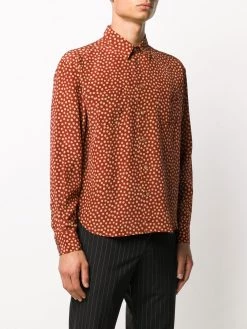 Saint Laurent polka-dot print shirt