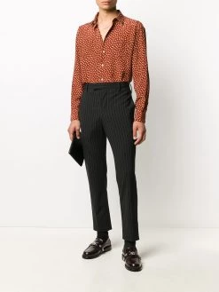 Saint Laurent polka-dot print shirt