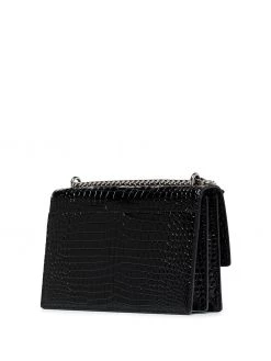 Saint Laurent Sunset croc-effect shoulder bag