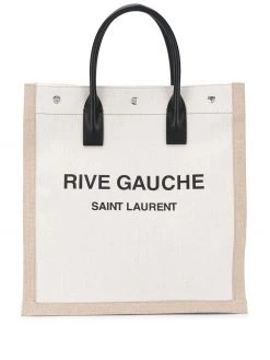 Saint Laurent logo-print tote bag