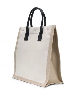 Saint Laurent logo-print tote bag