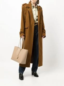 Saint Laurent large leather shopper tote