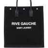Saint Laurent Rive Gauche canvas tote bag
