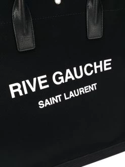 Saint Laurent Rive Gauche canvas tote bag