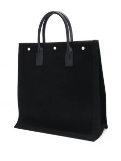 Saint Laurent Rive Gauche canvas tote bag