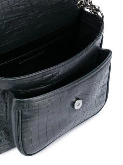 Saint Laurent Niki crocodile-effect shoulder bag