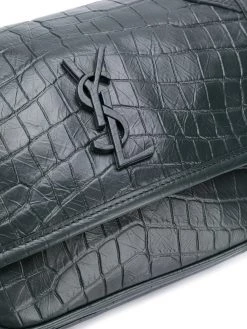 Saint Laurent Niki crocodile-effect shoulder bag