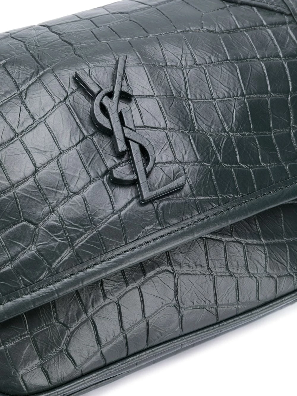 Saint Laurent Niki crocodile-effect shoulder bag
