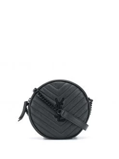 Saint Laurent Vynile round crossbody bag