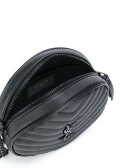 Saint Laurent Vynile round crossbody bag