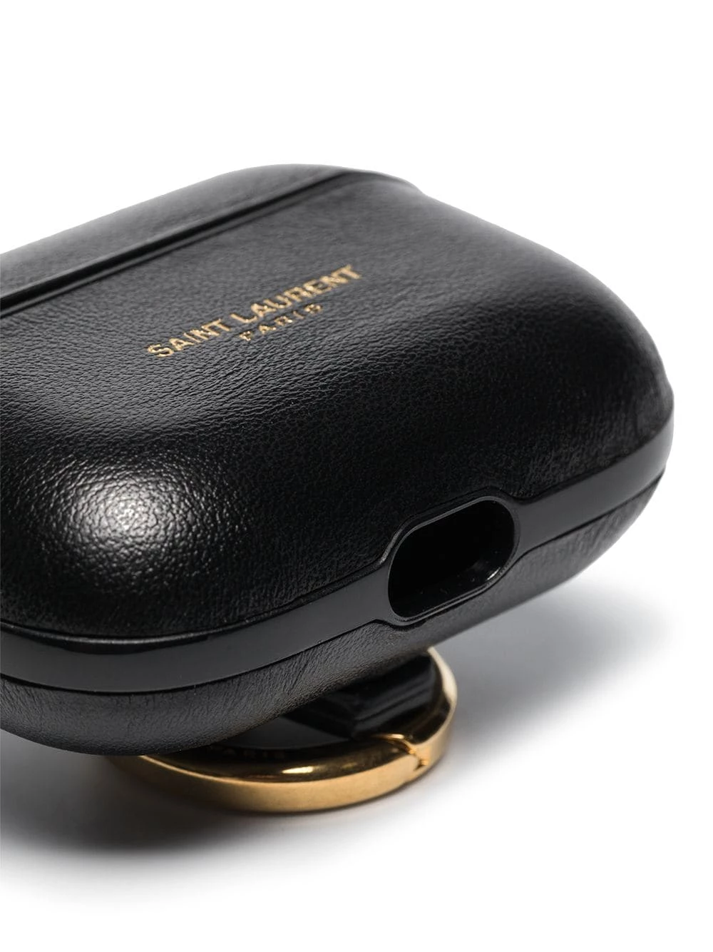 Saint Laurent logo-embossed AirPods case