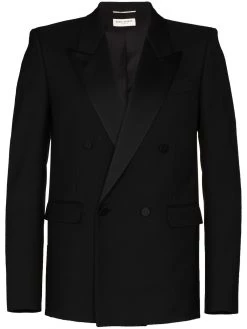 Saint Laurent double-breasted smoking jacket