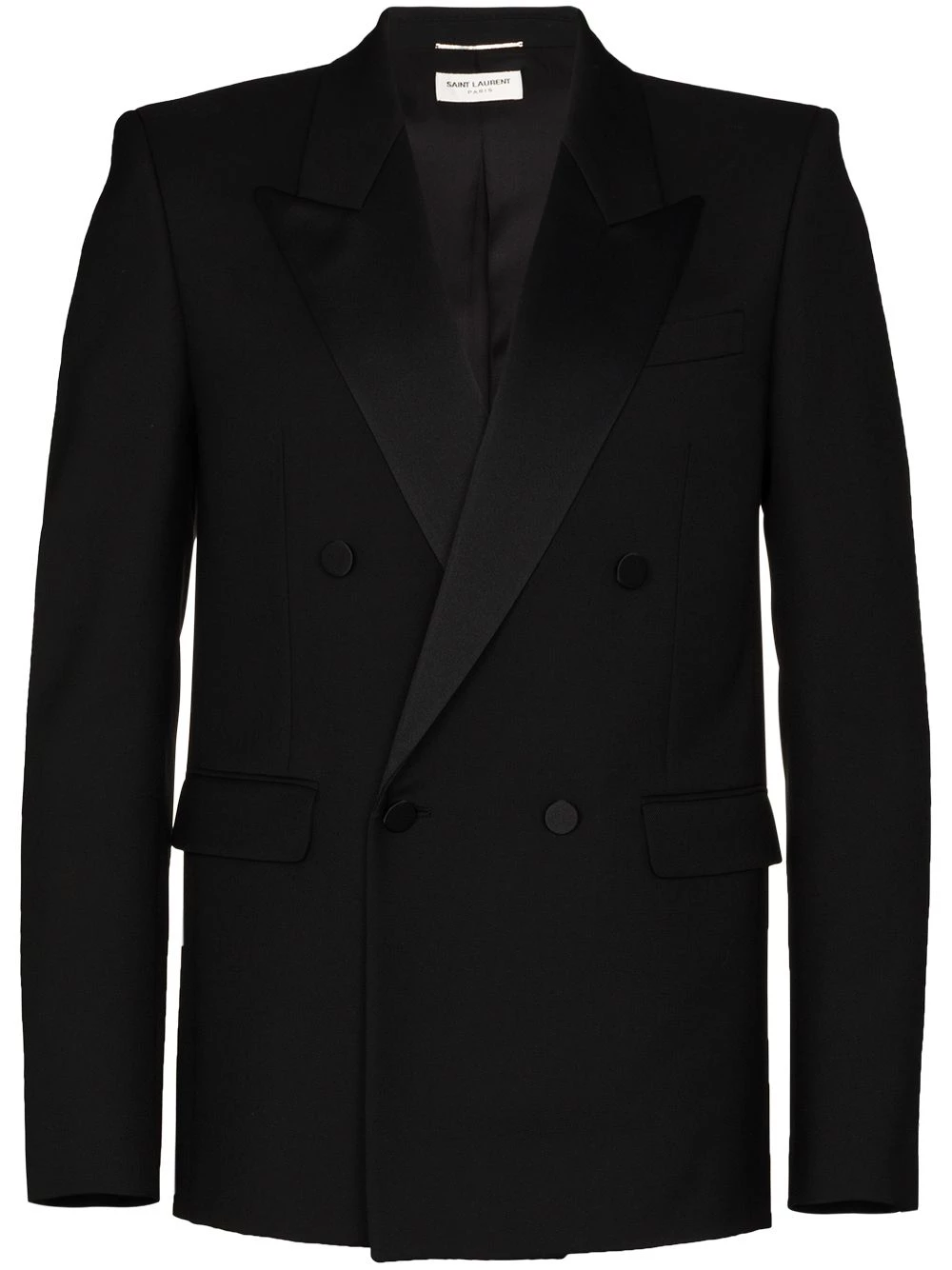 Saint Laurent double-breasted smoking jacket