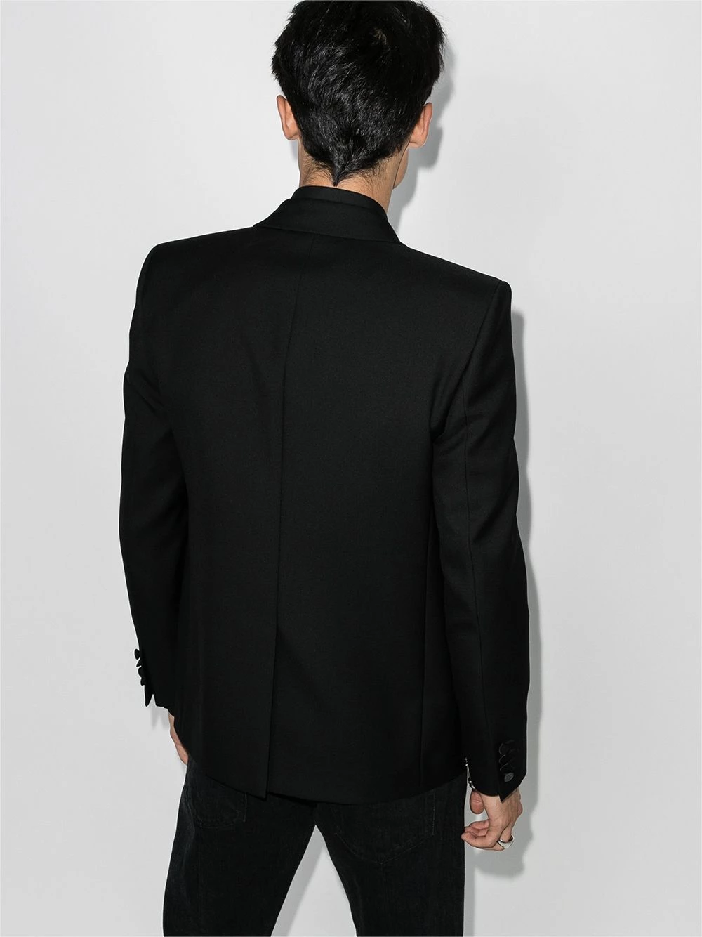 Saint Laurent double-breasted smoking jacket