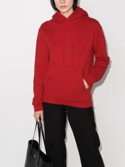 Saint Laurent logo print hoodie