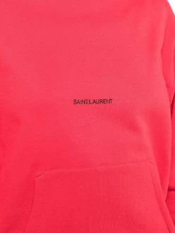 Saint Laurent logo print hoodie