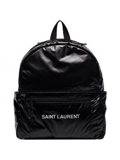 Saint Laurent Nuxx Ripstop logo-print backpack