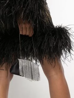 Saint Laurent sunburst bead-embellished mini dress