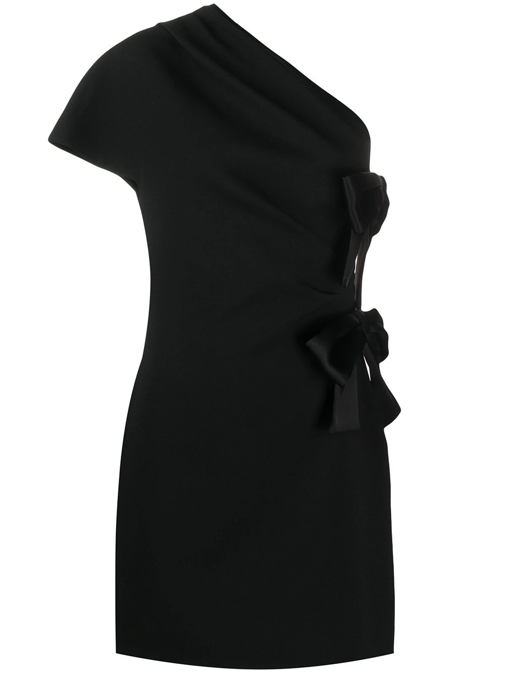 Saint Laurent bow-detail mini dress