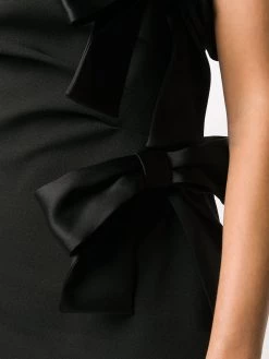 Saint Laurent bow-detail mini dress