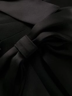 Saint Laurent bow-detail mini dress