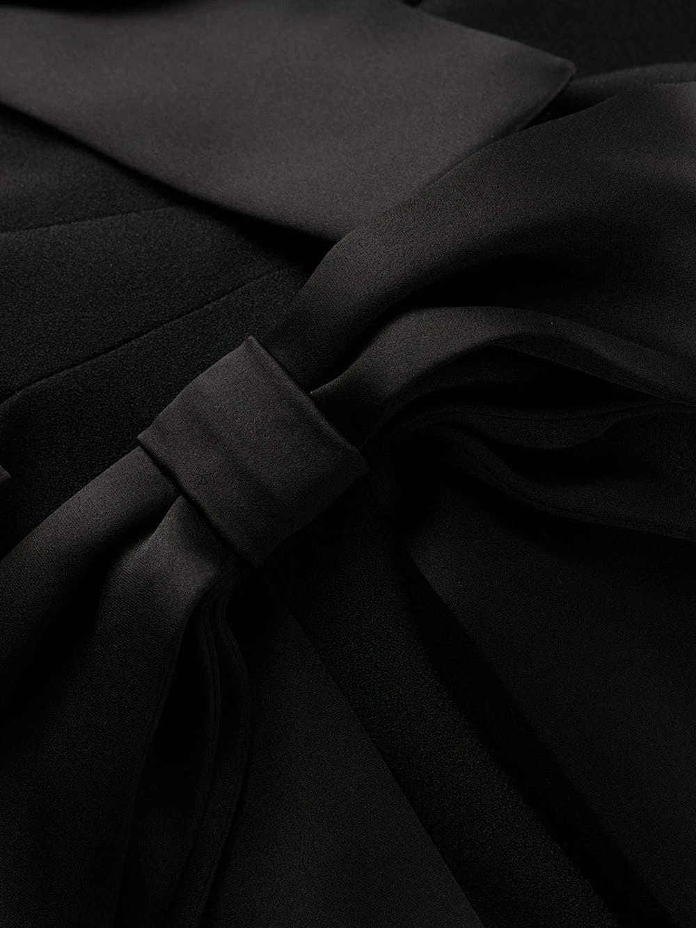 Saint Laurent bow-detail mini dress