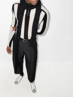 Saint Laurent Andy leopard-print low-top sneakers