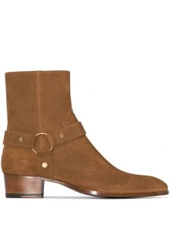 Saint Laurent Wyatt suede boots