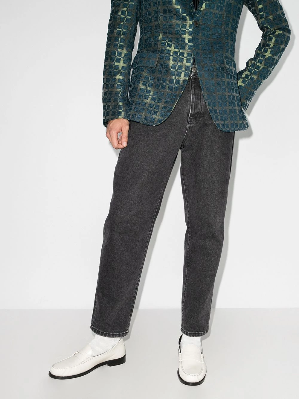 Saint Laurent Twenty 15 leather loafers