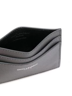 Saint Laurent logo embossed cardholder