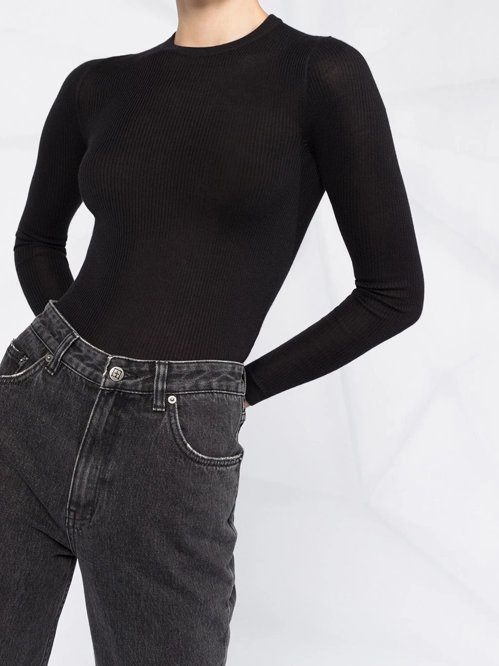 Saint Laurent crew neck jumper